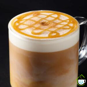 چای لاته کاراملی