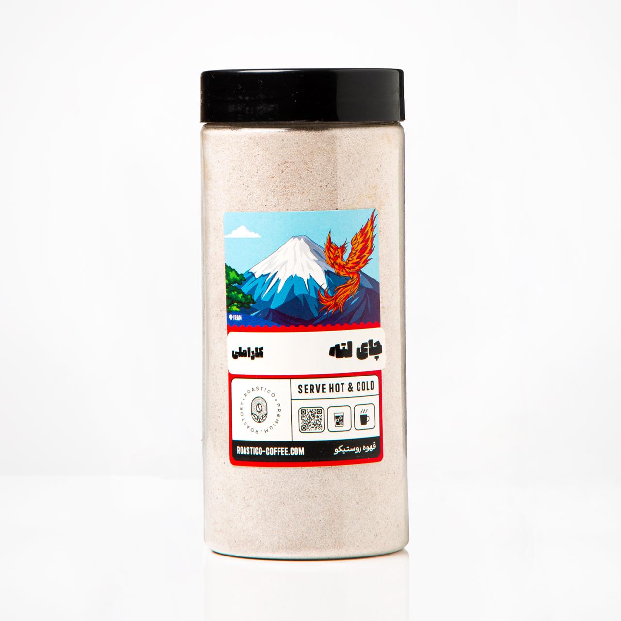 چای لاته کاراملی