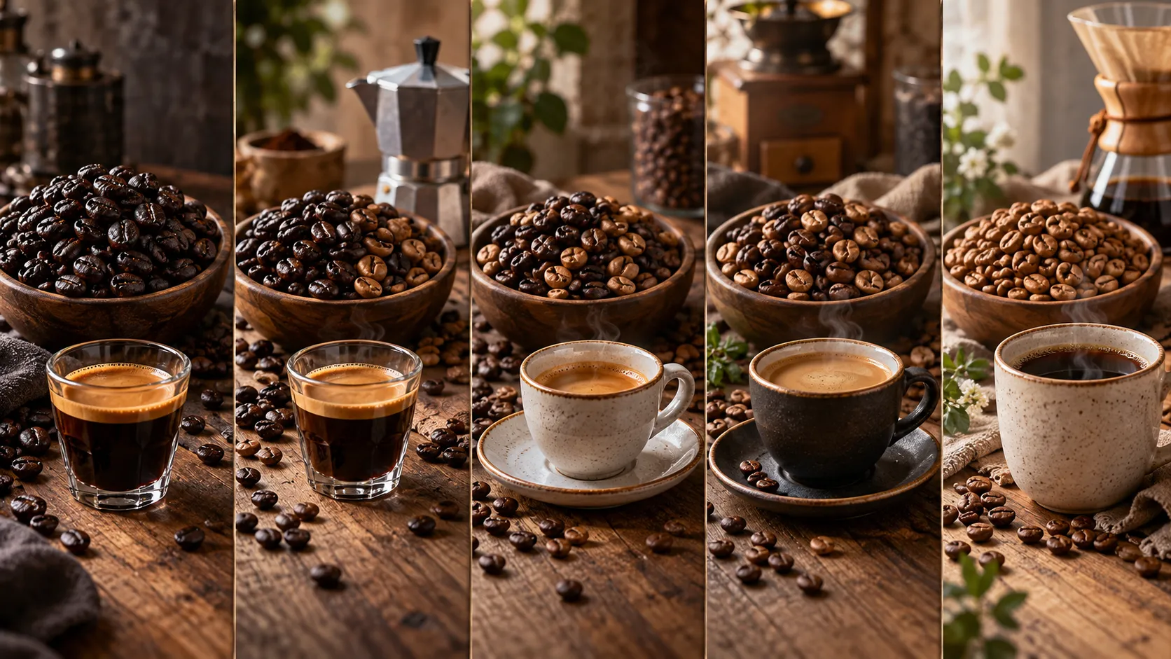 مقایسه میکسهای عربیکا و روبوستا برای انتخاب بهترین قهوه با کافئین بالا